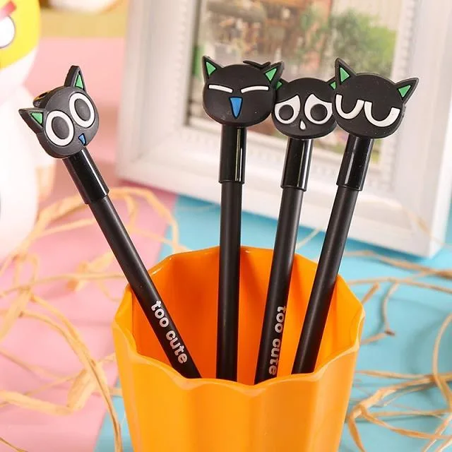 Ручка гелевая “Черный кот”