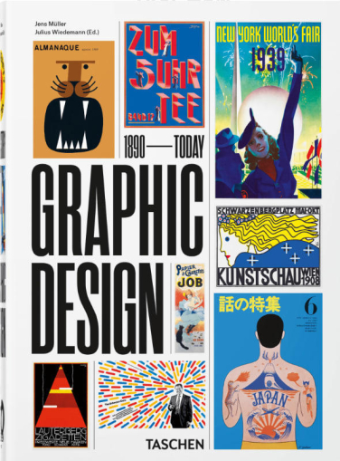 The History of Graphic Design. 40th Ed.   / Історія графічного дизайну. 40-е вид. Йенс Мюллер, Юліус Відеман,  publishing house Taschen