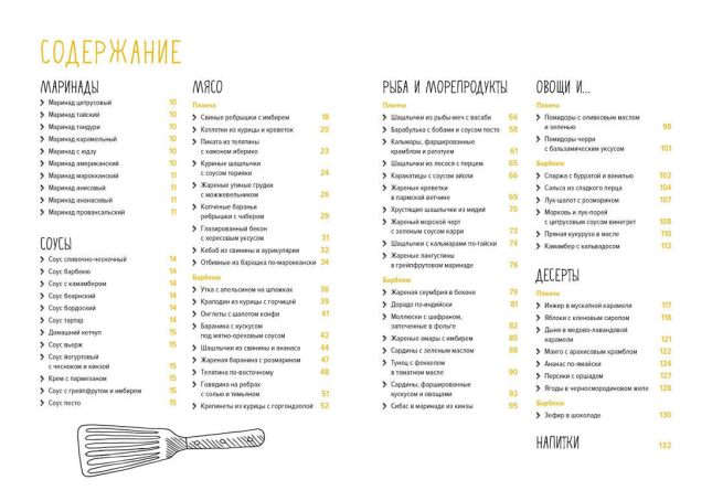 Барбекю. Закуски, основные блюда, десерты
