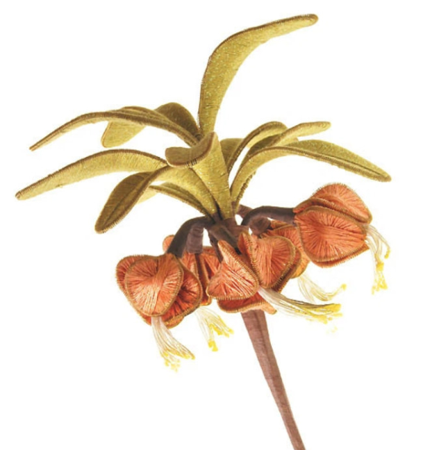 Ганутель: Квіти з ниток і дроту