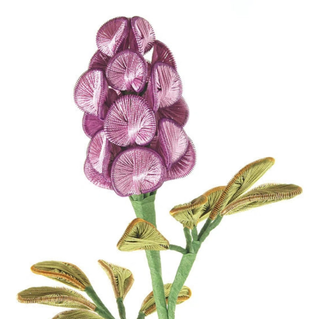 Ганутель: Квіти з ниток і дроту