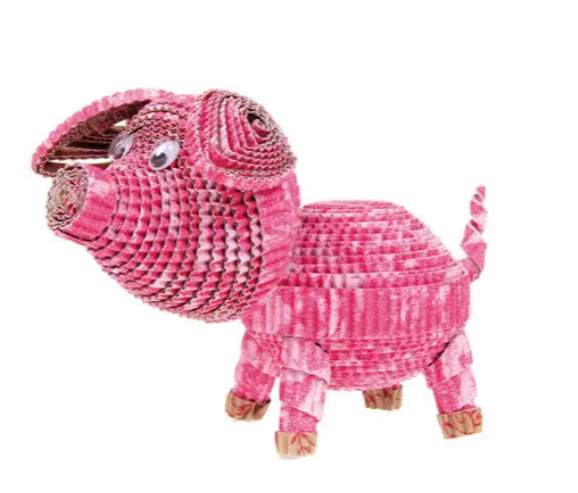 Квілінг. Фігурки тварин з гофрокартону