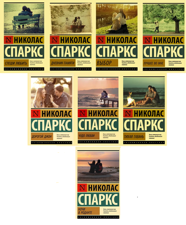 Николас Спаркс. Комплект из 8 книг