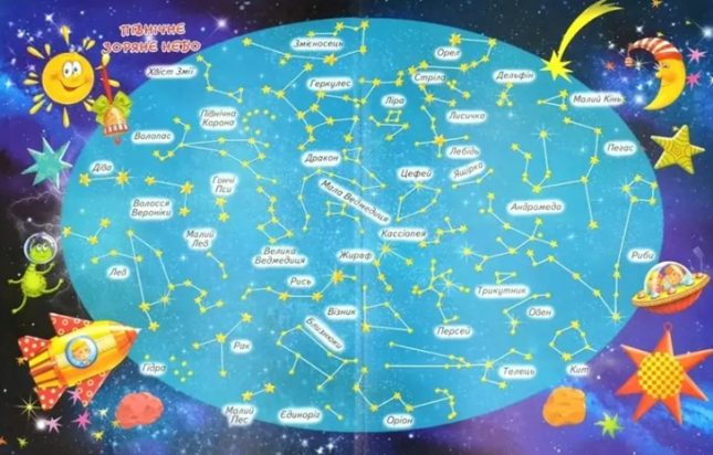 Космос для малечі  (подарункове видання, крейдований папір)