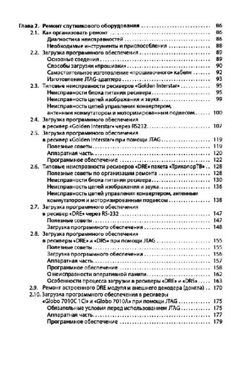 Справочник по ремонту и настройке спутникового оборудования