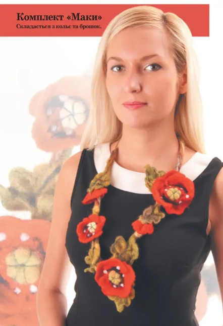 Прикраси в техніці «фільц»