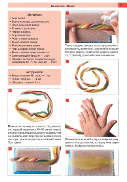 Прикраси в техніці «фільц»