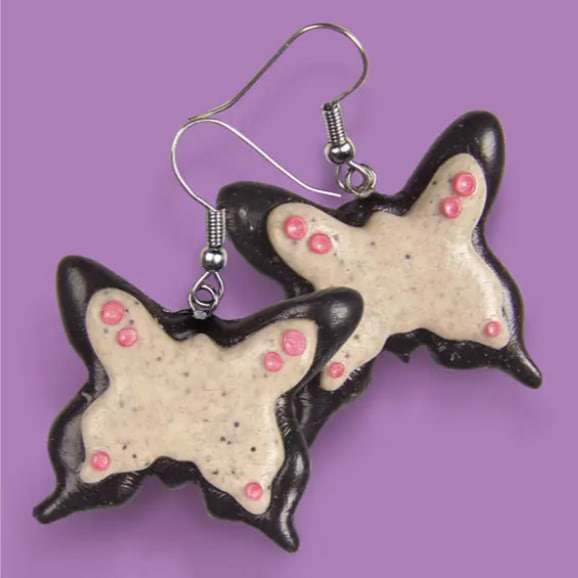 Серьги из полимерной глины