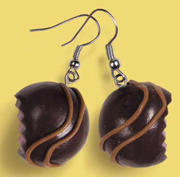 Сережки з полімерної глини