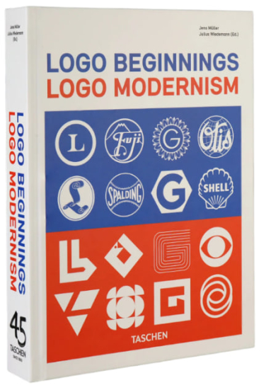 Logo Beginnings. Logo Modernism. 45th Ed. Jens Muller / Начало истории логотипов. Модернизм логотипов. 45-е издание. Йенс Мюллер