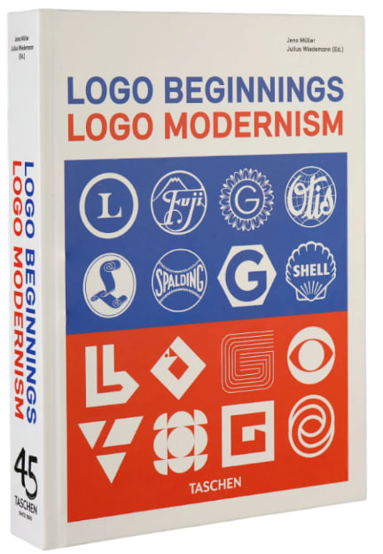 Logo Beginnings. Logo Modernism. 45th Ed. Jens Muller / Начало истории логотипов. Модернизм логотипов. 45-е издание. Йенс Мюллер